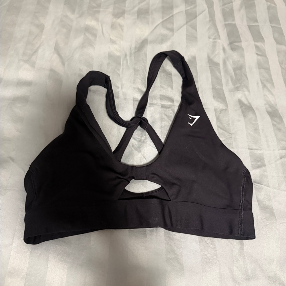 Gymshark Pee A Boo Sports Bra - Black
